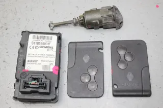 Zündschloss Kartenleser 2x Schlüssel 8200074331A Renault Megane 2 II Bj.05 - Bild 1