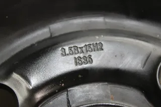 Ersatzrad Reserverad 3.5Bx15 ET35 LK 4x100 115/70 R15 90M MINI Cooper R58 Bj.13 - Bild 3