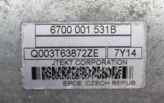 Lenkgetriebe el. Servolenkung 9684474880, 6700001531B Peugeot 207 SW Bj.07 - Bild 2