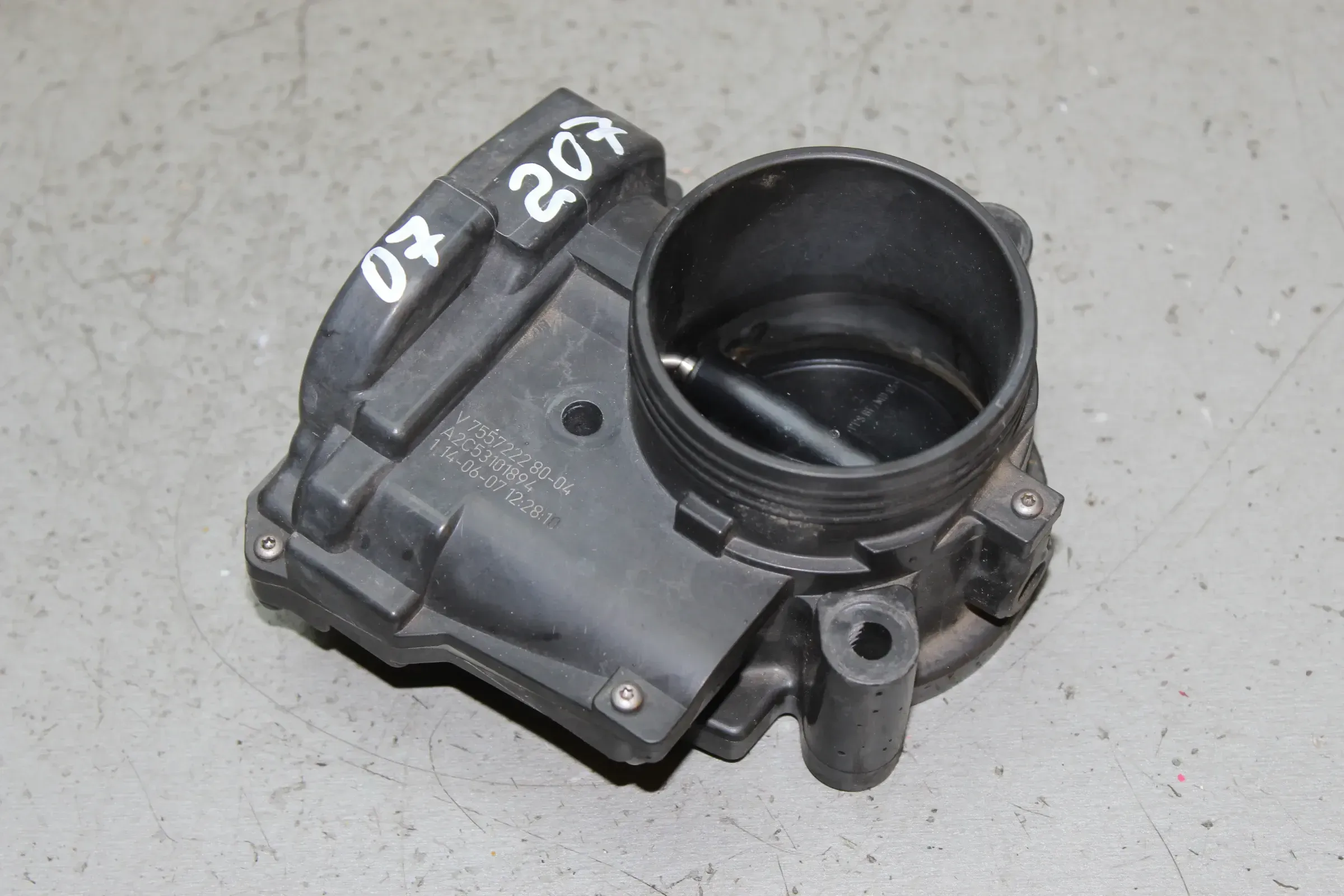 Drosselklappe V755722280 Peugeot 207 WA 1.6 16V Bj.07 - Bild 1