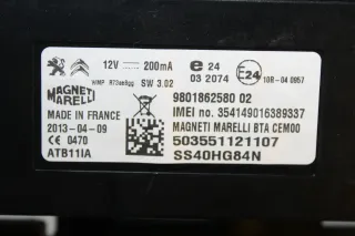 Steuergerät Bluetooth Telematic Modul Einheit 9801862580 Citroen C4 II NC Bj.13 - Bild 5