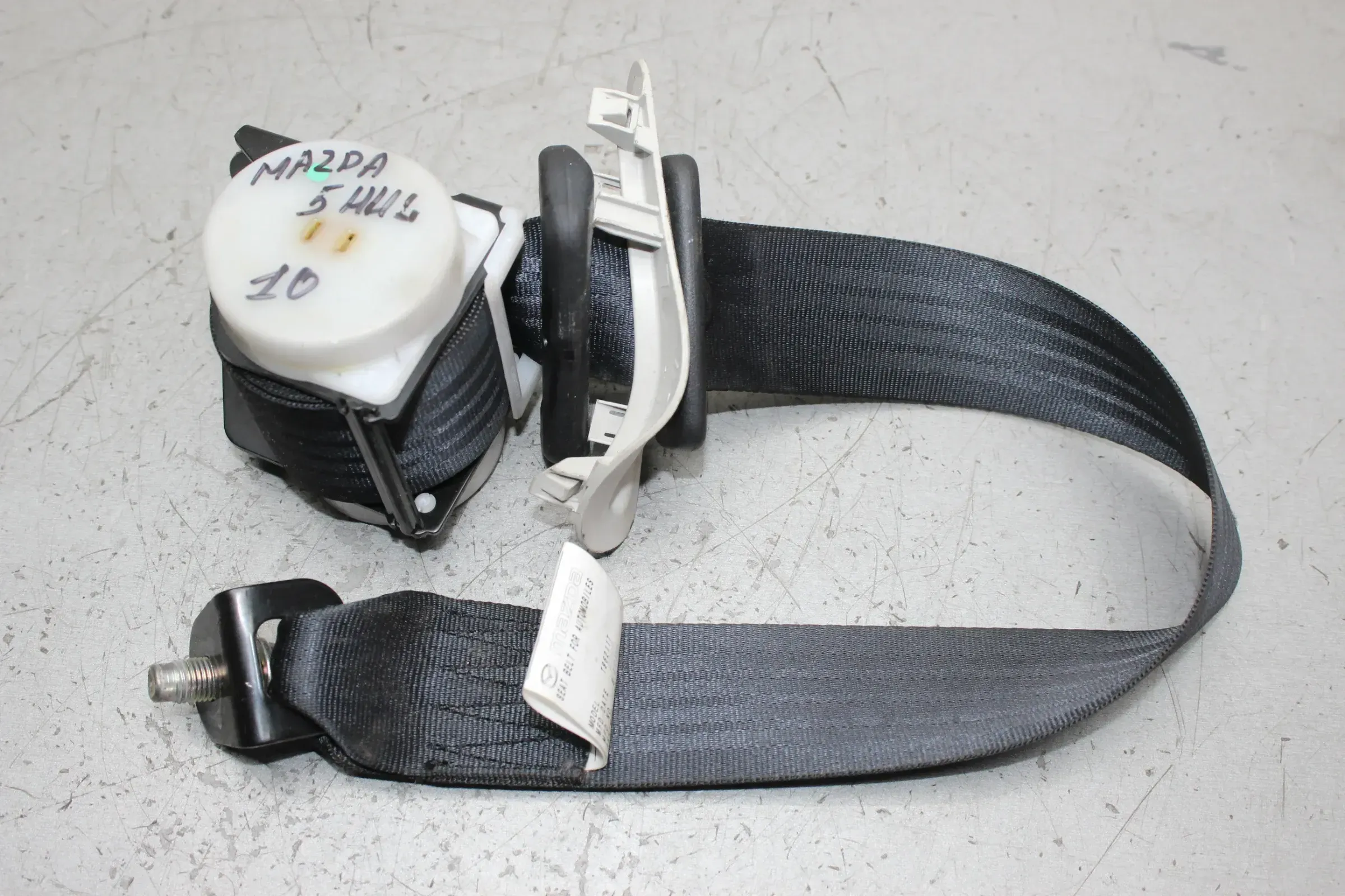Sicherheitsgurt Gurt hinten links 3-Reihe T86211T Mazda 5 CR19 Bj.10 - Bild 1