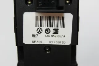 Schalter Fensterheber vorne links 1J4959857A Skoda Superb I 3U Bj.04 - Bild 3