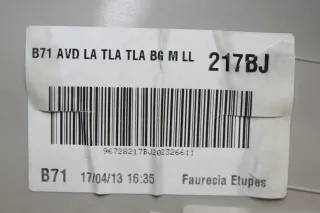 Türverkleidung Türpappe vorne rechts 96728217BJ Citroen C4 II NC Bj.13 - Bild 7