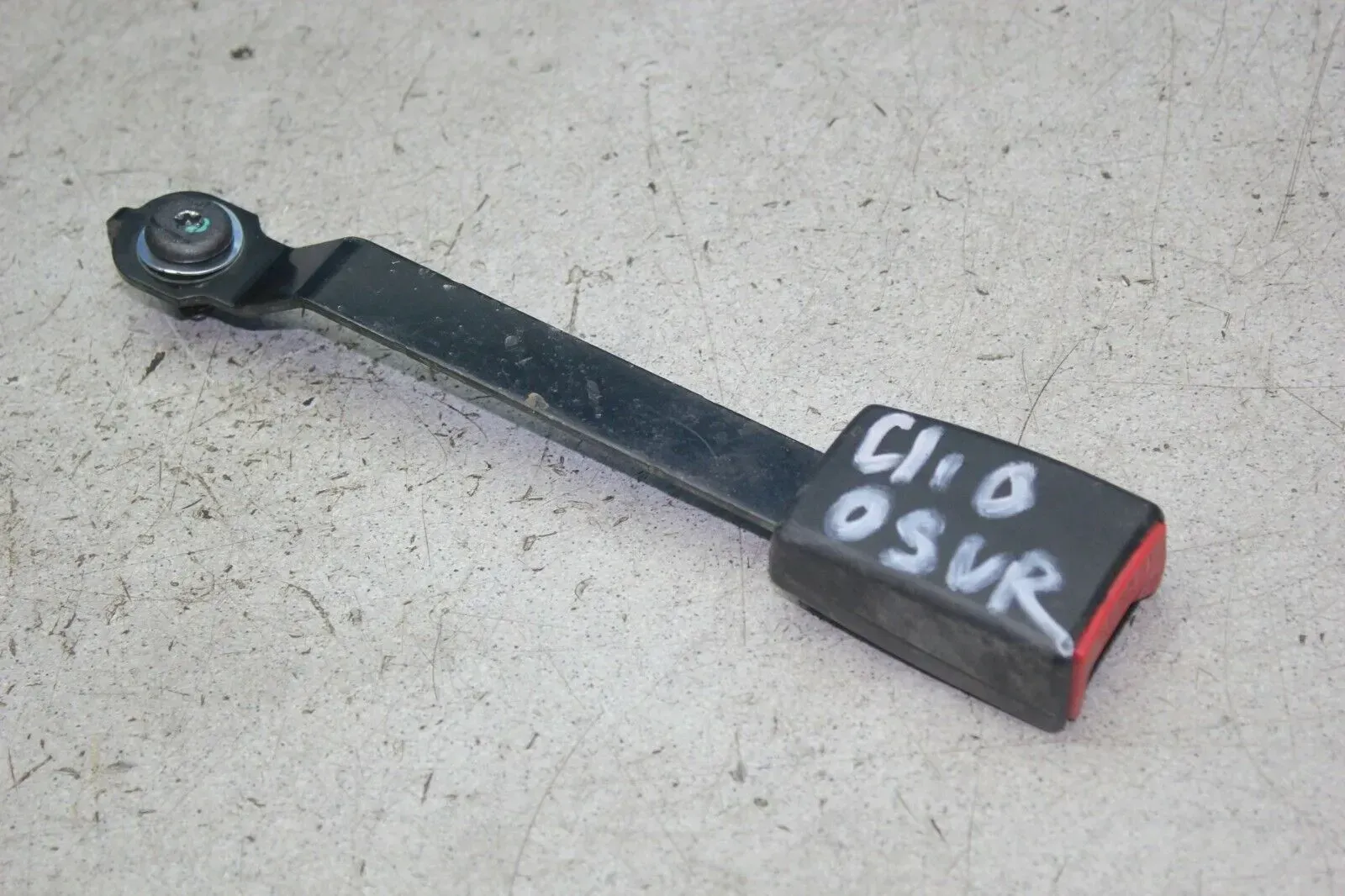 Renault Clio III Bj.09 el Gurtschloß Gurtpeitsche vorne rechts 34042795 750787 - Bild 1