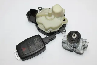 Schlosssatz Zündschloss + 1x Schlüssel 31300586 Volvo C30 D4 Facelift Bj.11 - Bild 2
