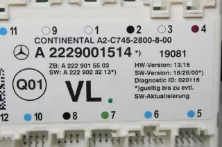 Türsteuergerät Steuergerät vorne links A2229001514 Mercedes Benz GLC X253 Bj.19 - Bild 2