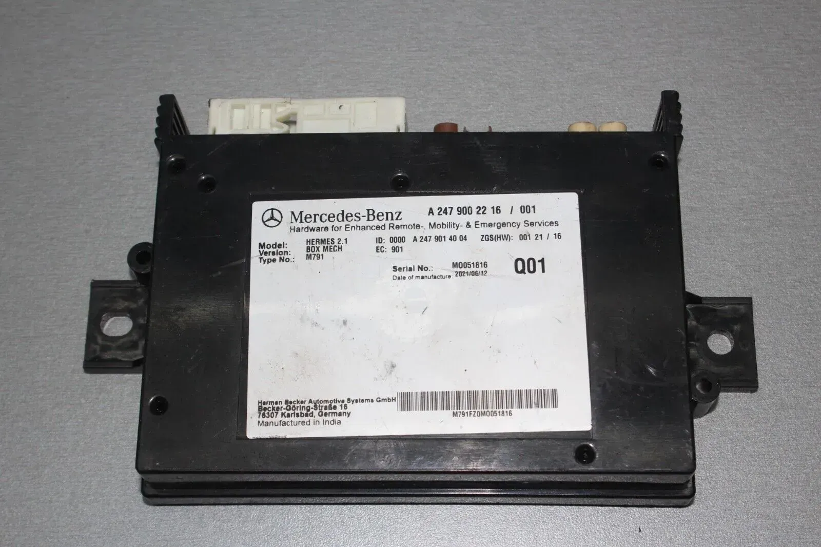 Mercedes Benz W177 W247 Steuergerät Bluetooth Modul A2479002216 A2479014004 (4) - Bild 1