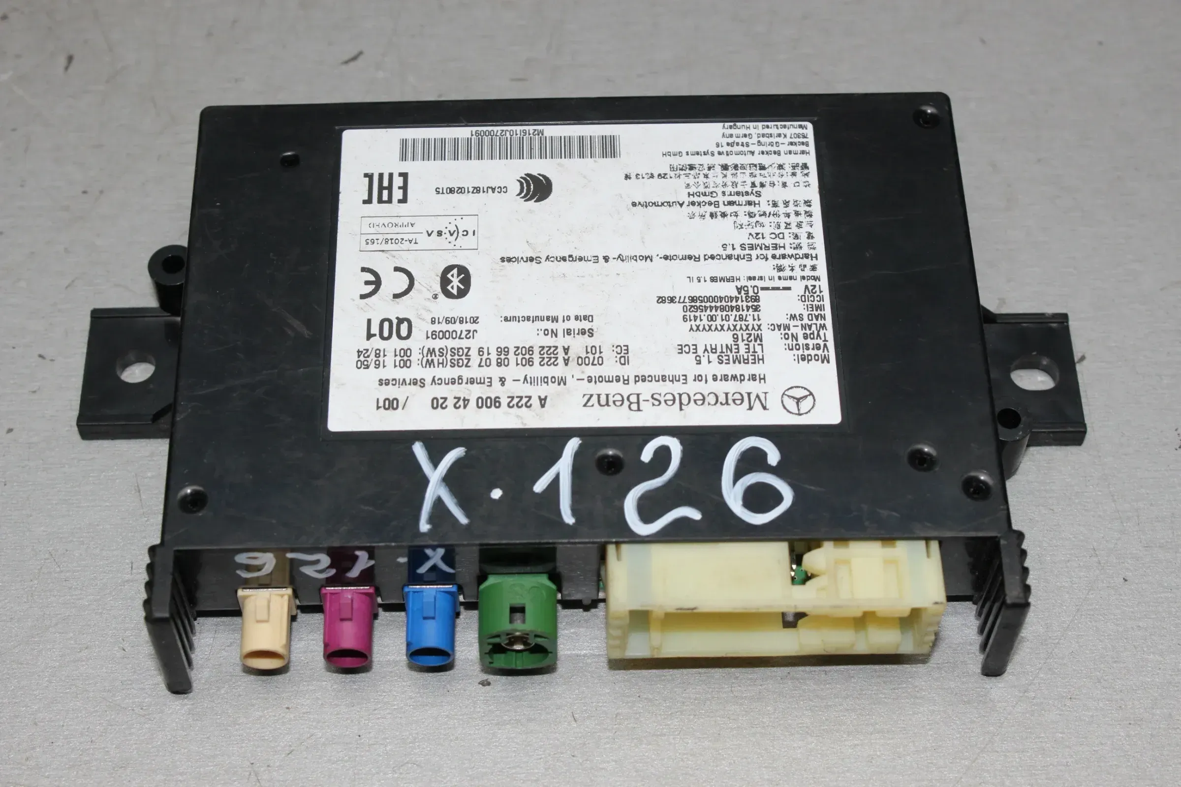 Mercedes Benz GLA X 156 Steuergerät Bluetooth Interface A2229004220, A2239010807 - Bild 1