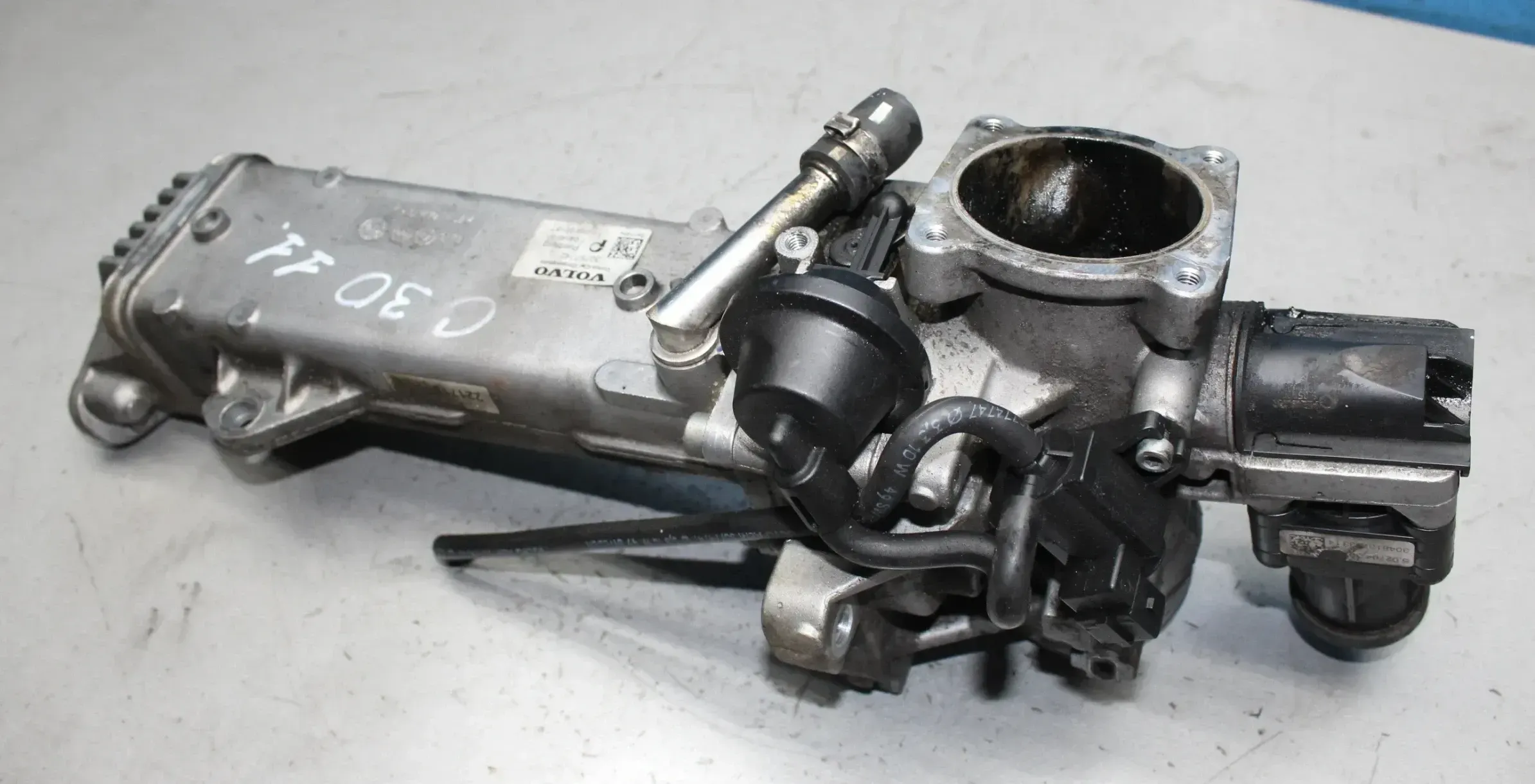 AGR Ventil Kühler Abgaskühler 50276439 30757742 Volvo C30 2.0 D4 Facelift B.j11 - Bild 1