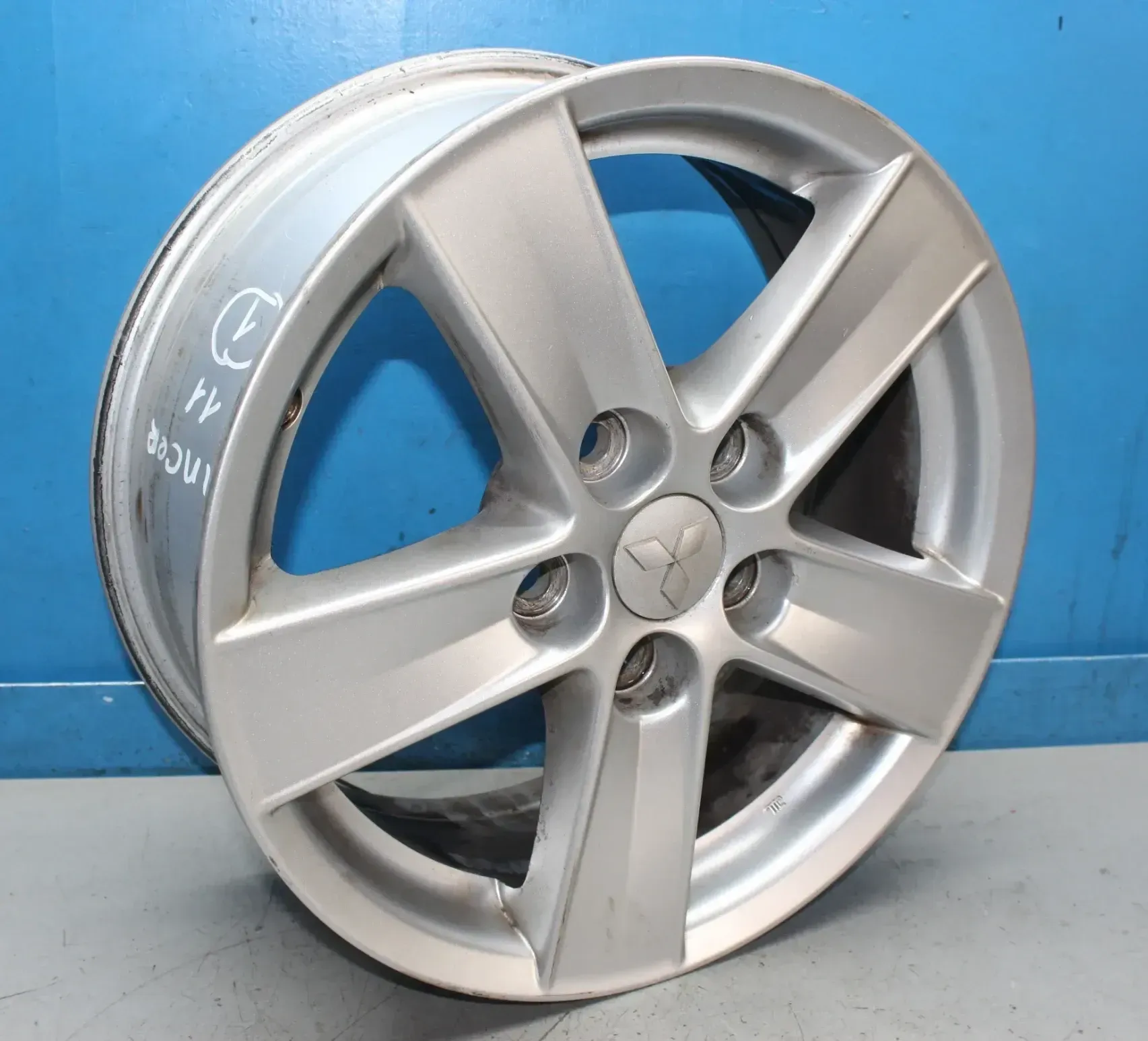 1x Alufelge 6,5Jx16 ET46 LK 5x114,3 4250B388 Mitsubishi Lancer VIII CY0 Bj.11 (1 - Bild 1