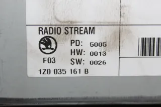 Autoradio Radio CD Player 1Z0035161B Skoda Octavia II 1Z Bj.06 - Bild 8