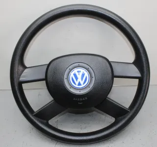 Lenkrad mit Modul 6Q0419091C, 6Q0880201G VW Polo IV 9N Bj.01 - Bild 1