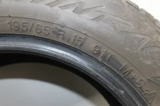 1x Winterreifen Reifen Vredestein Wintrac195/65 R15 91T 7,8 mm DOT 2425 - Bild 8