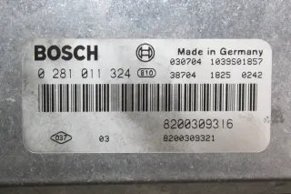 Motorsteuergerät 8200309316, 0281011324 Renault Laguna 2 II 1.9 DCI Bj.03 - Bild 2