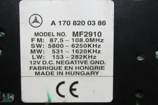 Autoradio 10 CD Radio CD RDS FM A1708200386 Mercedes W210 - Bild 8