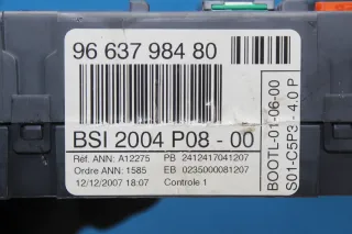 Steuergerät ECU Modul BSI Sicherungskasten 9663798480 Peugeot 207 Bj.07 - Bild 3