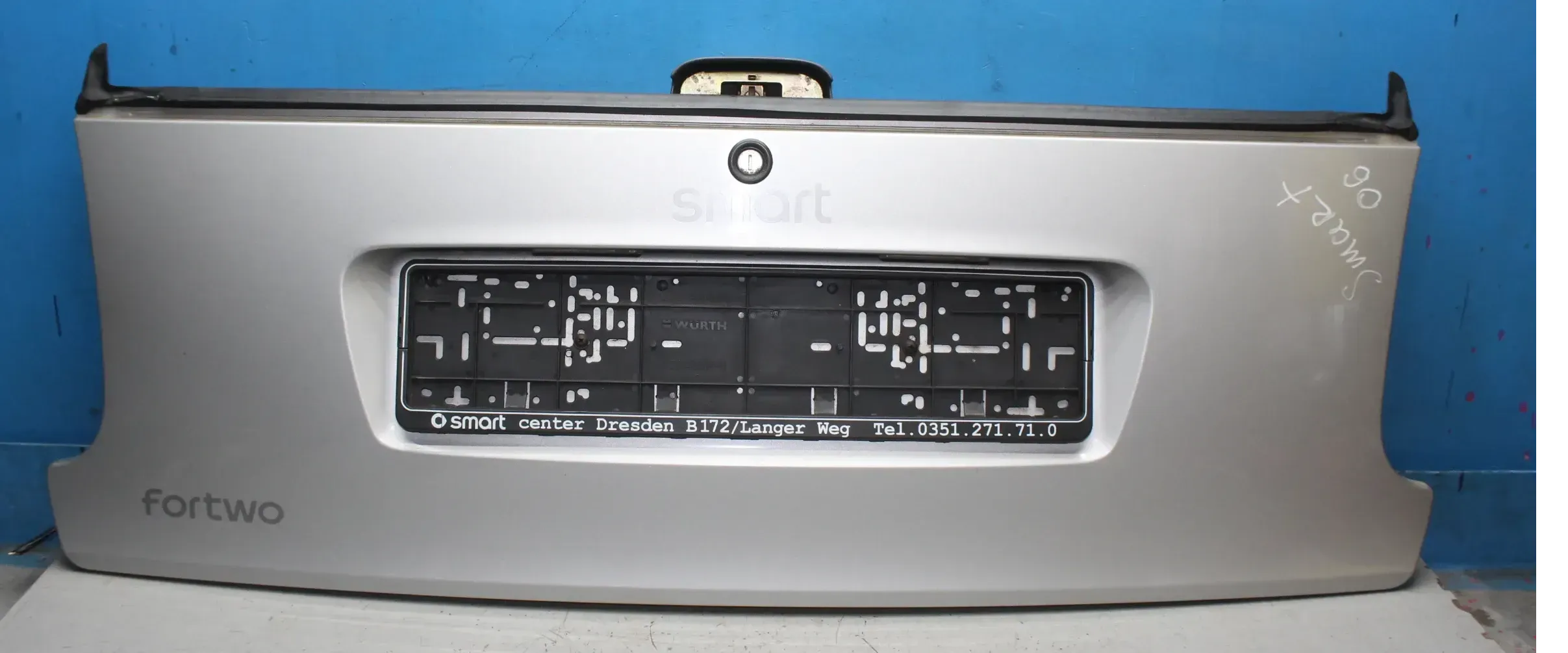 Heckklappe unten Unterteil Silber EB2 Smart ForTwo 450 MC01 Bj.06 - Bild 1
