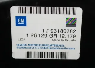 Original Opel GM Rückwandtür Hinten Links Flügeltür Hecktür Combo C - 93180782 - Bild 2