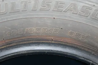 2x Ganzjahresreifen Reifen Firestone Multiseason 2 195/65 R15 95V DOT 0324 6,5mm - Bild 7
