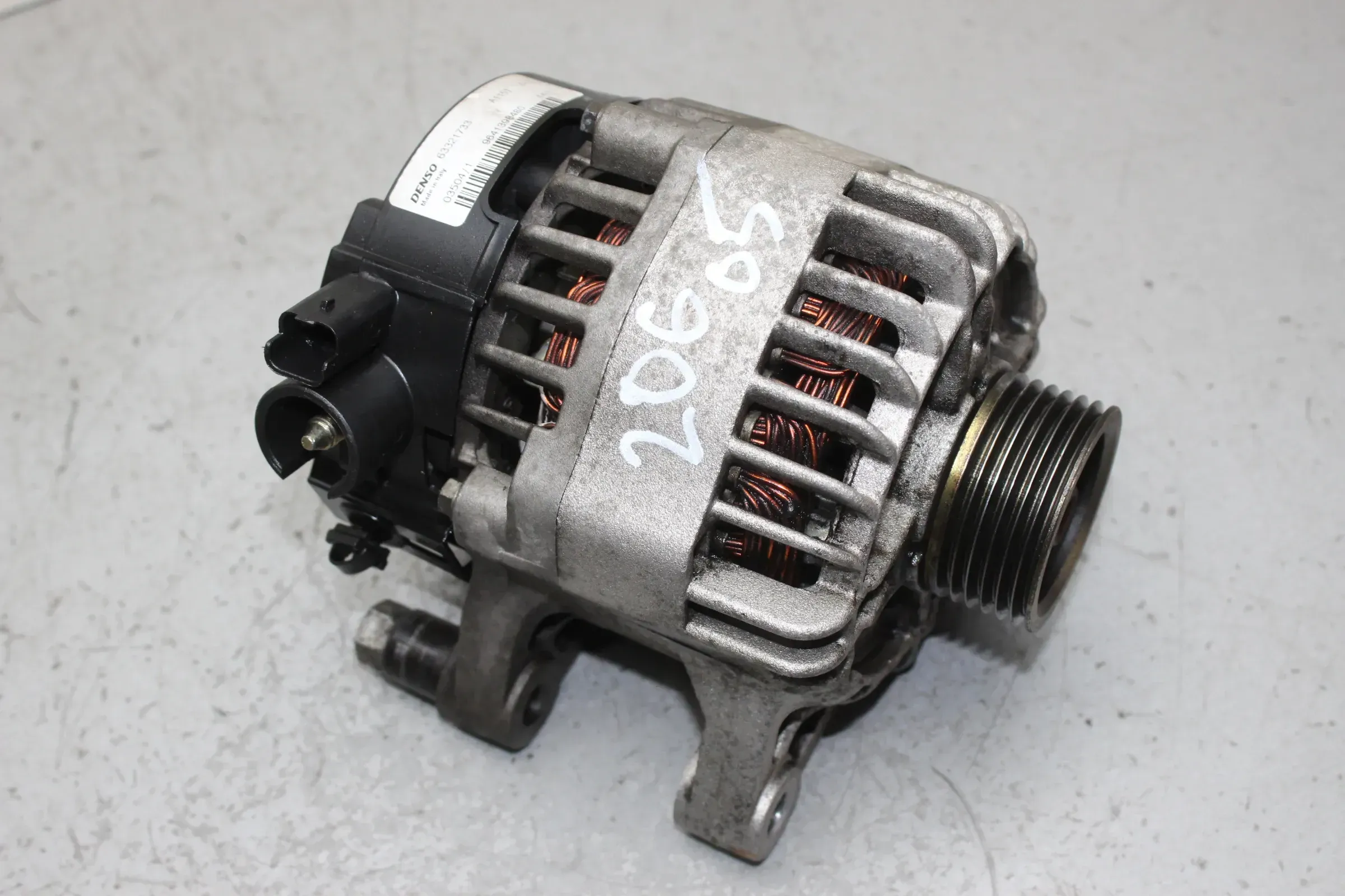 Lichtmaschine Generator 9641398480, Peugeot 206 1.1 Bj.05 - Bild 1