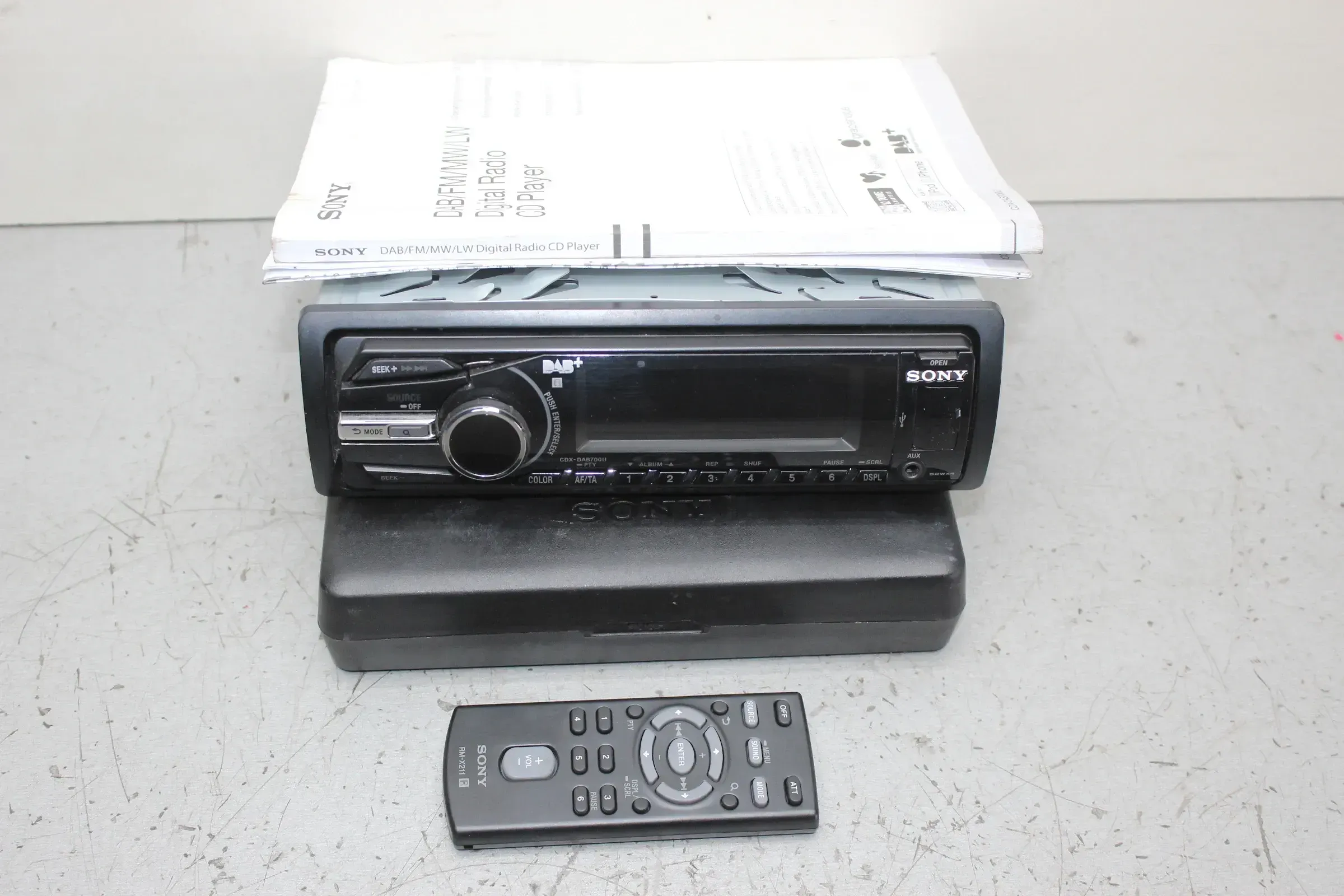 Autoradio CD Player USB AUX In Radio Sony Model CDX-DAB700U - Bild 1