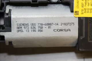 Schiebedachmotor Motor Schiebedach 13182713, 5WK11478 Opel Corsa D Bj.07 - Bild 5