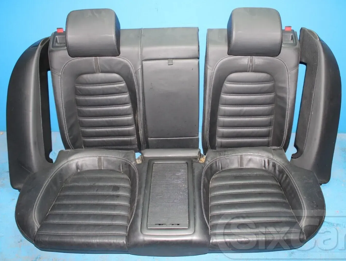 VW Passat CC 357 Leder Sitz hinten Rücksitz Rücksitzbank - Bild 1