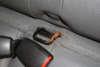 Leder Sitz 3-Reihe hinten Rücksitz Rücksitzbank Chrysler Voyager IV RG GY Bj.08 - Bild 7