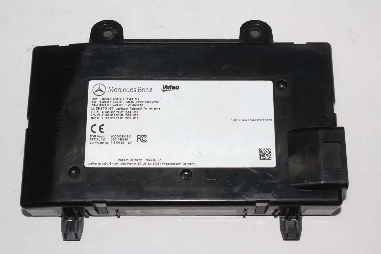 Mercedes W167 Steuergerät Vollständig Ladekommunikation Telematik A1679007907 - Bild 1