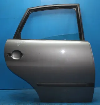 Tür mit Türscheibe hinten rechts 7W7Y Grau Seat Ibiza III 6L Bj.08 - Bild 1