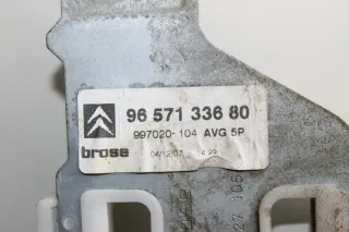 Fensterhebermotor mit Gestänge vorne links 9681575280 Citroen C4 I LC Bj.07 - Bild 3
