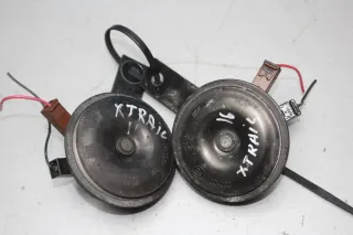 2x Hupe Klaxon Alarm 256104CC0A 256204CC0A Nissan X-Trail T32 Bj.16 - Bild 1